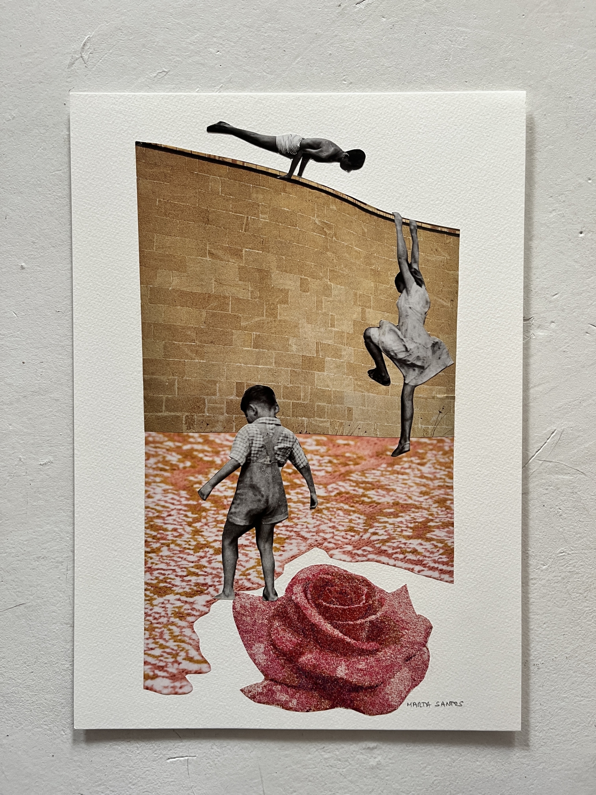 2026 - Not so small talks. Collage 42 x 30 cm . Available 370€