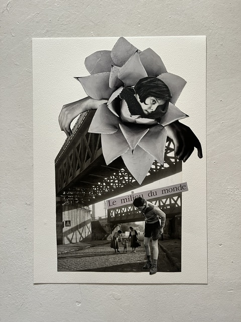2026 - Not so small talks. Collage 42 x 30 cm . Available 370€