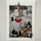2026 - Nowhere Now Here series. Collage 42 x 30 cm . Available 370€