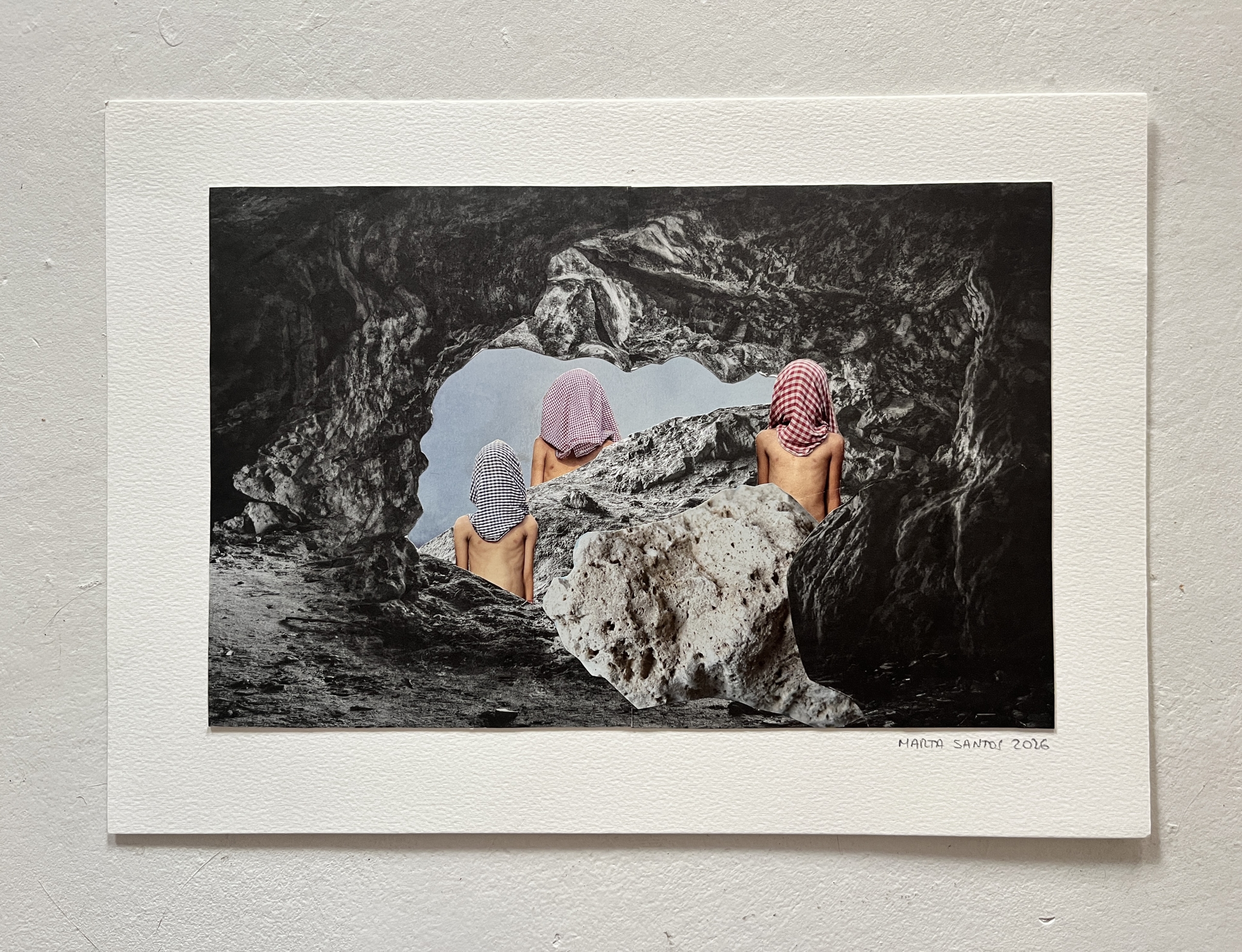 2026 - Not so small talks. Collage 42 x 30 cm . Available 370€